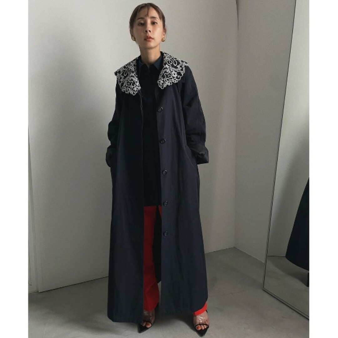 Ameri VINTAGE - EMBROIDERY COLLAR COATの通販 by HK's shop｜アメリ