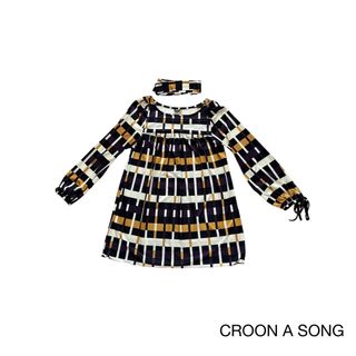 クルーンアソング(CROON A SONG)のチュニック　Ｍ　長袖　首巻付　(チュニック)