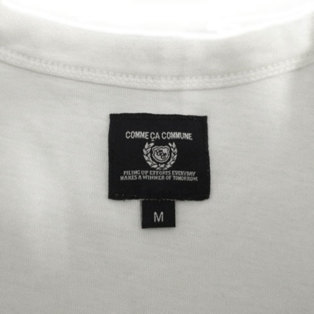COMME CA COMMUNE(コムサコミューン)のコムサコミューン Ｔシャツ ポケT 胸ポケ 丸首 半袖 コットン オフ白 M メンズのトップス(Tシャツ/カットソー(半袖/袖なし))の商品写真