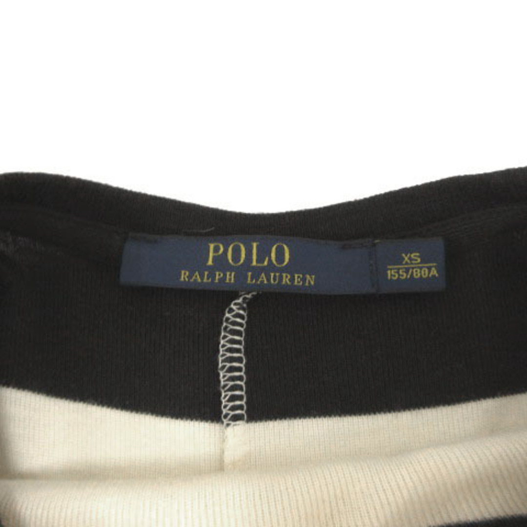 POLO RALPH LAUREN(ポロラルフローレン)のポロ ラルフローレン ワンピース ニット ロング丈 ボーダー 黒 ベージュ XS レディースのワンピース(ロングワンピース/マキシワンピース)の商品写真