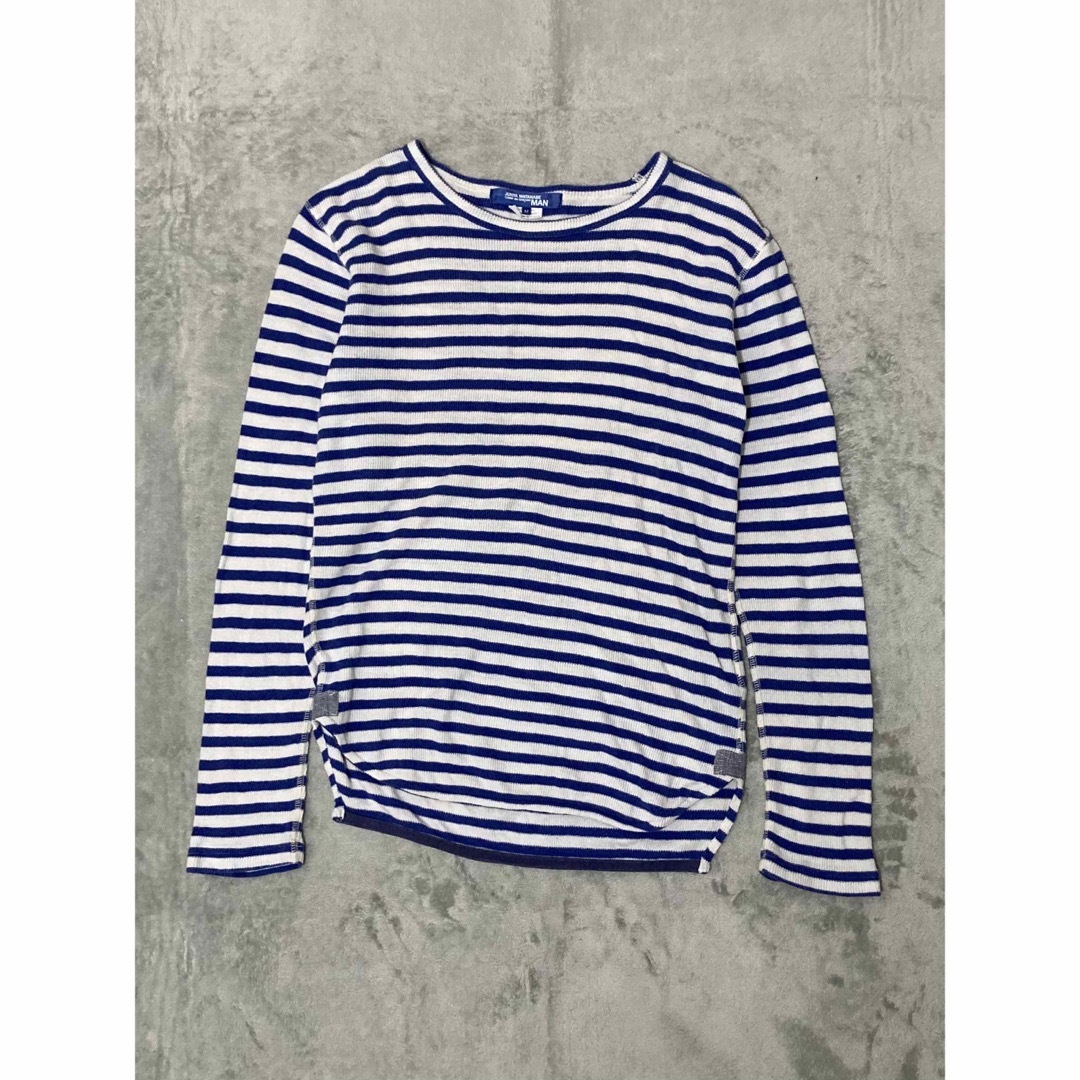 JUNYA WATANABE CDG ボーダー ニット ロング Tシャツ ロンT | フリマアプリ ラクマ