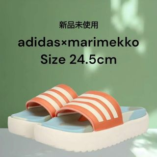 アディダス(adidas)の【新品】24.5cm　アディダス×マリメッコ アディレッタ　厚底サンダル(サンダル)