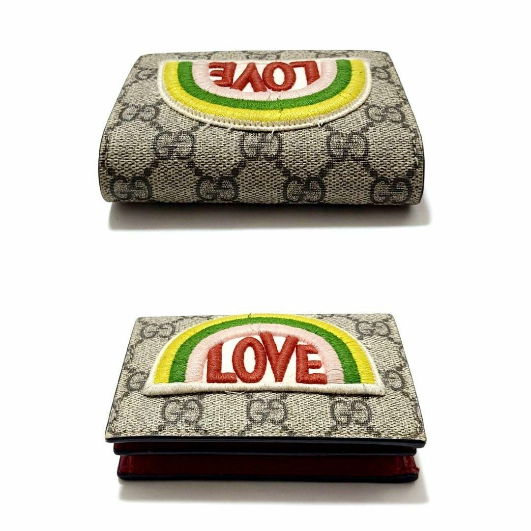 Gucci - グッチGGスプリーム☆虹☆LOVE☆折り財布の通販 by R♡C shop
