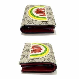 Gucci - グッチGGスプリーム☆虹☆LOVE☆折り財布の通販 by R♡C shop