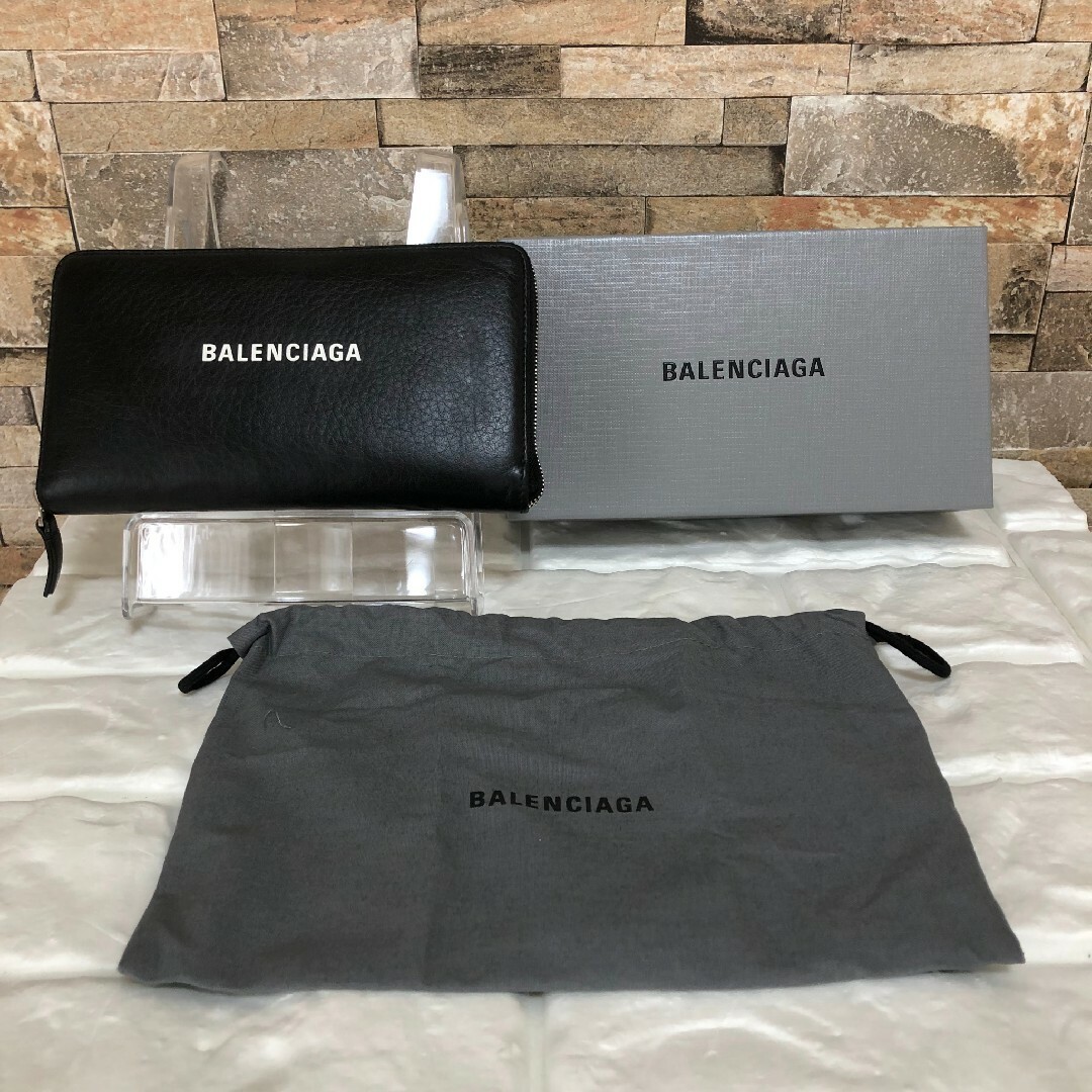 バレンシアガ BALENCIAGA ラウンドファスナー 長財布 エブリデイ