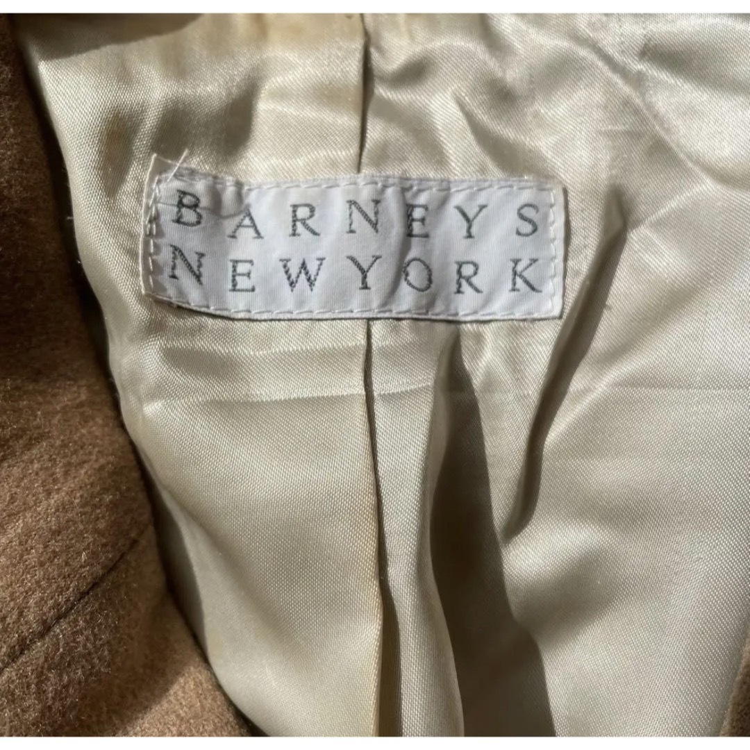 BARNEYS NEW YORK(バーニーズニューヨーク)の高級素材♪バーニーズニューヨーク/カシミヤロングコート　チェスター　キャメル レディースのジャケット/アウター(ロングコート)の商品写真