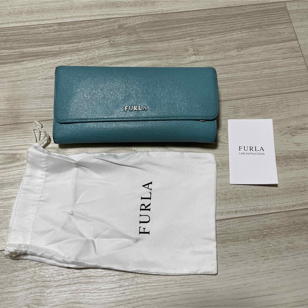 Furla(フルラ)のフルラ　長財布　ターコイズブルー レディースのファッション小物(財布)の商品写真