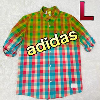 アディダス(adidas)のアディダス メンズ シャツ Lサイズ(シャツ)