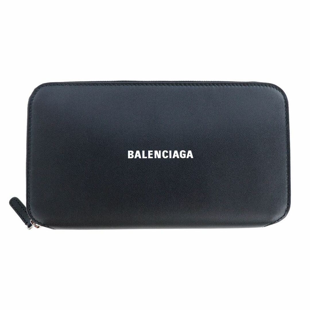 Balenciaga - バレンシアガ 長財布 ラウンドファスナー ブラック