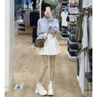 グレイル(GRL)の【新品・未使用】韓国ファッション　プリーツスカート　ホワイト(ミニスカート)
