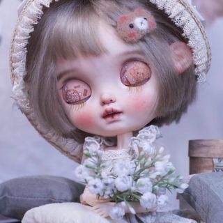 カスタムブライス 人気海外作家様 ドール 優しい 小さなお目目 幼い カスタムブライス 人気海外作家様 ドール 優しい 小さなお目目 幼い