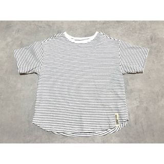 ザラキッズ(ZARA KIDS)の【最終価格】ZARA ザラ キッズ Tシャツ ボーダー ストライプ ホワイト(Tシャツ/カットソー)