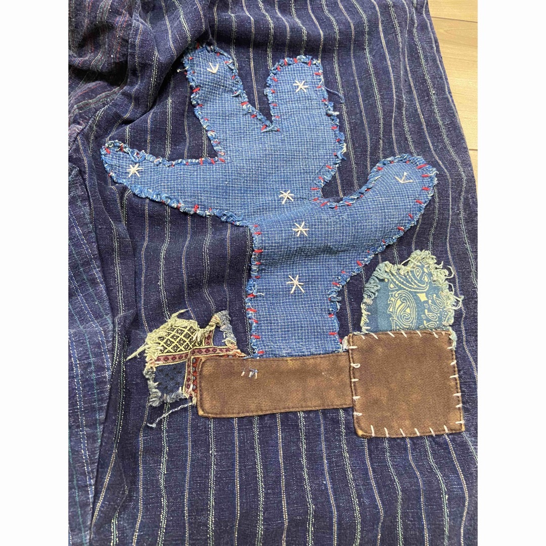 アンティーク調ゆったり刺繍サボテンパンツ