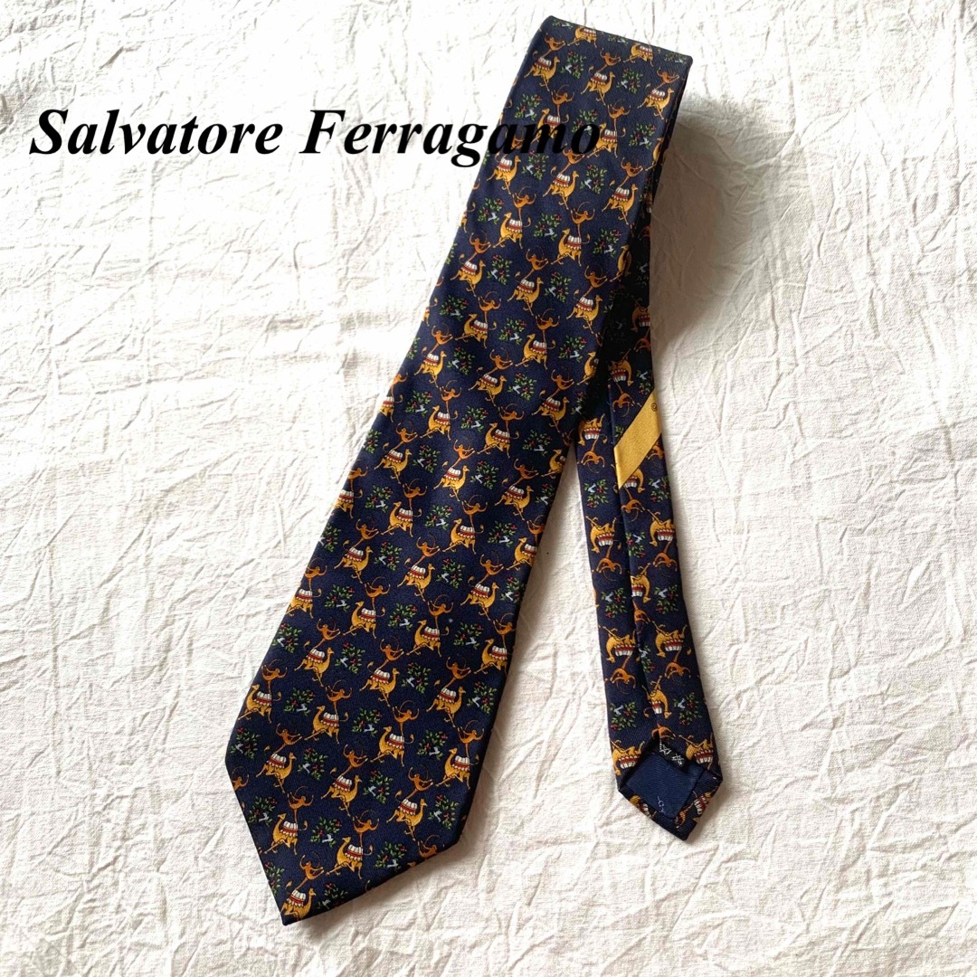 Salvatore Ferragamo - 【美品】サルヴァトーレフェラガモ ネクタイ