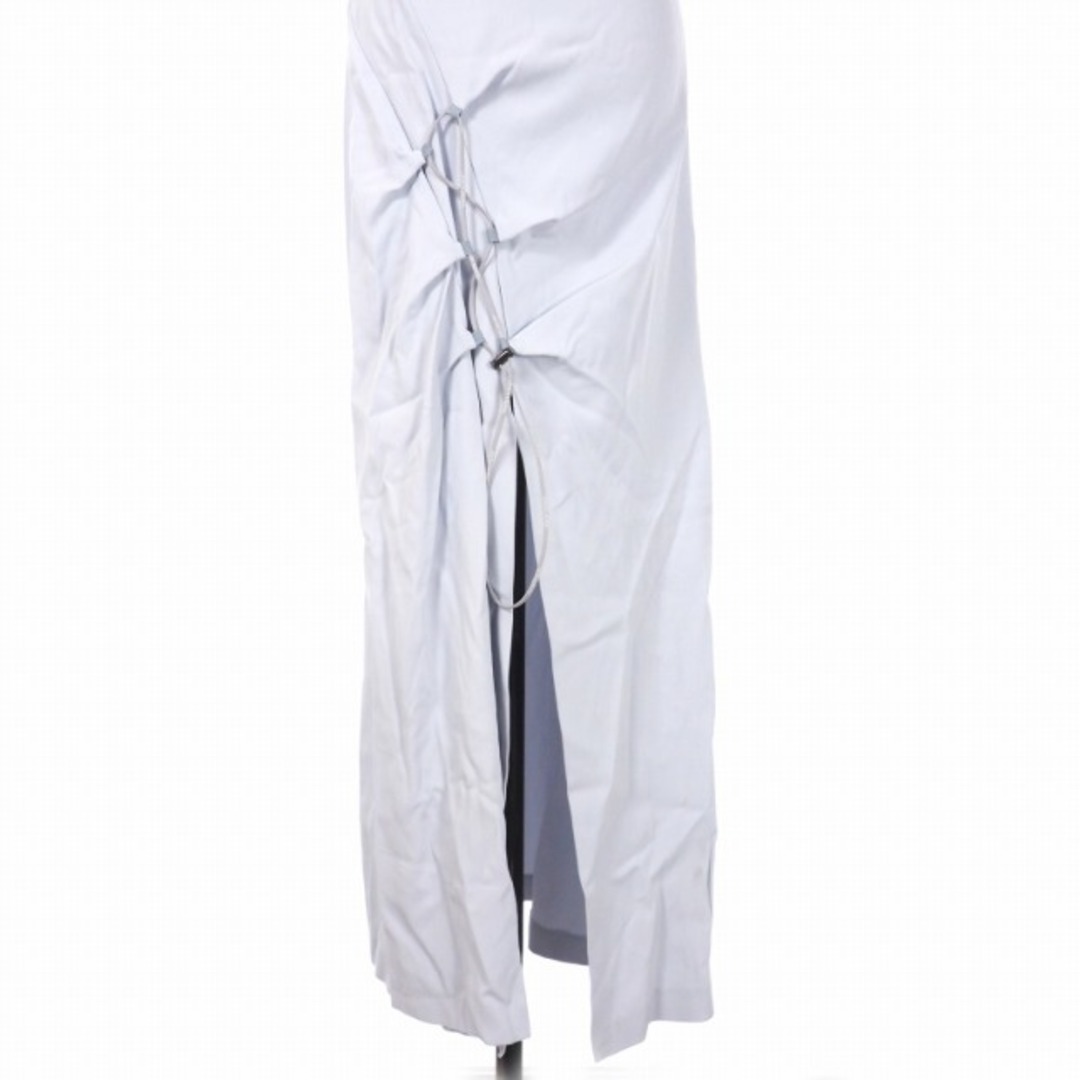 36cm身幅オフホワイト OFF WHITE スパイラル スプリット ドレス ワンピース