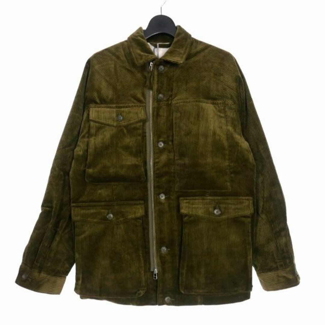 34000円 E.TAUTZ グリーン S フィールドジャケット C コーデュロイ