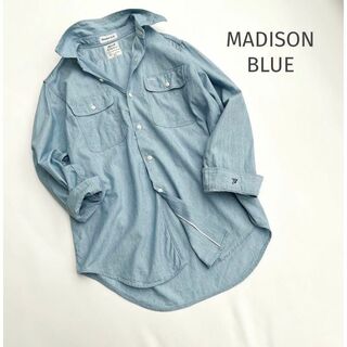 【本日終了】新品 MADISONBLUE ハンプトン ウール シャツ 01