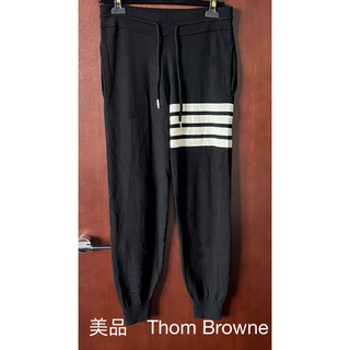 美品　トムブラウン　パンツ　黒ウエスト37総丈95cm