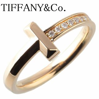 ティファニー(Tiffany & Co.)のティファニー Tワン ダイヤ リング ナロー 約13.5号 AU750YG 箱 TIFFANY【13502】(リング(指輪))