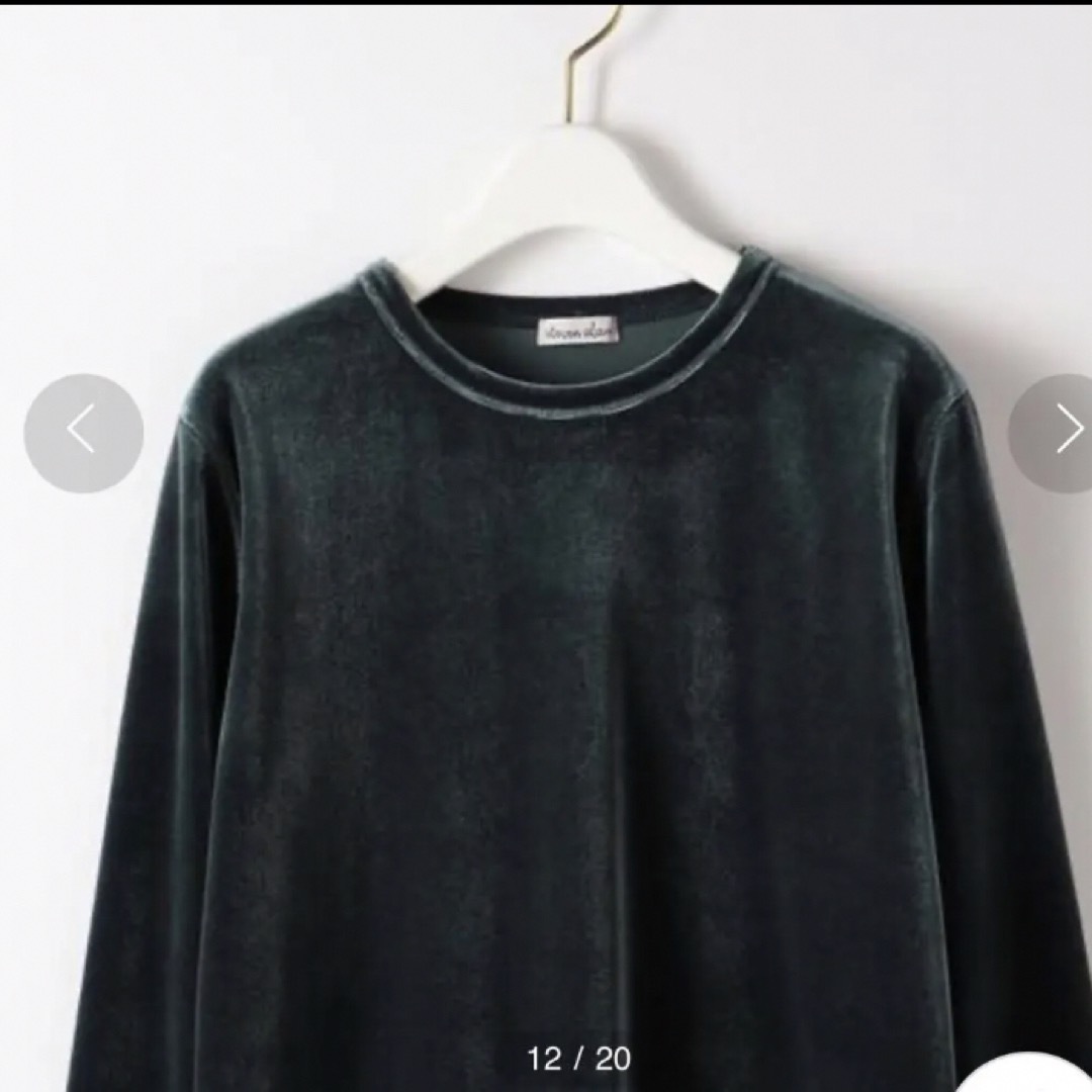 steven alan(スティーブンアラン)のSteven Alan VELOR LONG SLEEVE ベロアトップス メンズのトップス(Tシャツ/カットソー(七分/長袖))の商品写真