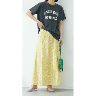 ショコラフィネローブ(chocol raffine robe)のchocol raffine robe 二段カレッジロゴTシャツ(Tシャツ(半袖/袖なし))