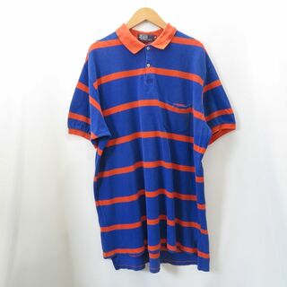 ポロラルフローレン(POLO RALPH LAUREN)のPOLO BY RALPH LAUREN BORDER POLO SHIRT SIZE XL VINTAGE(ポロシャツ)