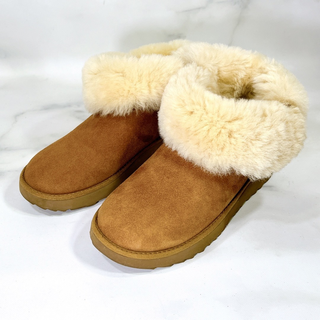 美品☆UGG ☆レディース ブーツ CLASSIC MINI FLUFF