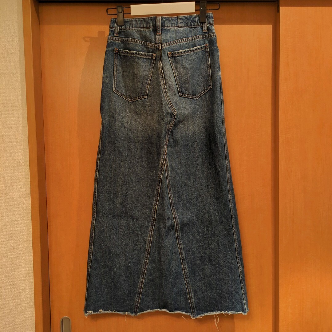 ヘルシーデニム　Healthy　DENIM　グレー　ロングスカート