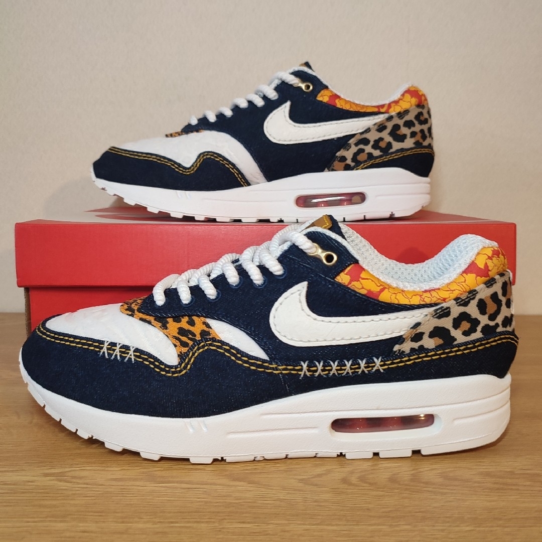 箱付 NIKE AIR MAX 1 PRM "DENIME LEOPARD"