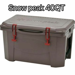 スノーピーク(Snow Peak)の新品 スノーピーク クーラーボックス ハードロッククーラー 40QT 38L(その他)