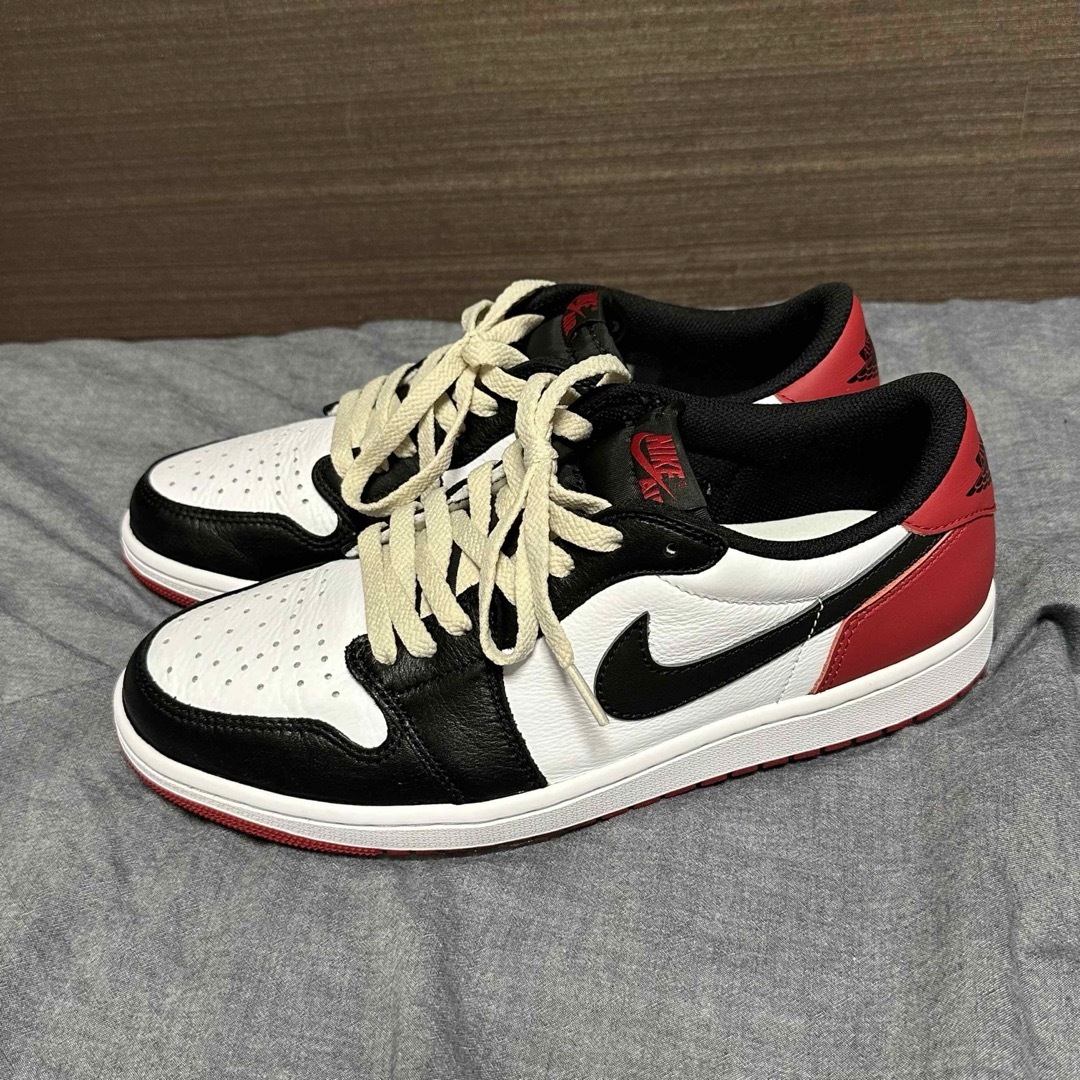 air jordan 1 low black toe 28.5cm nike