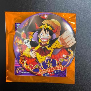 ワンピース(ONE PIECE)のワンピース 輩缶バッジ ハロウィン　ルフィ(キャラクターグッズ)