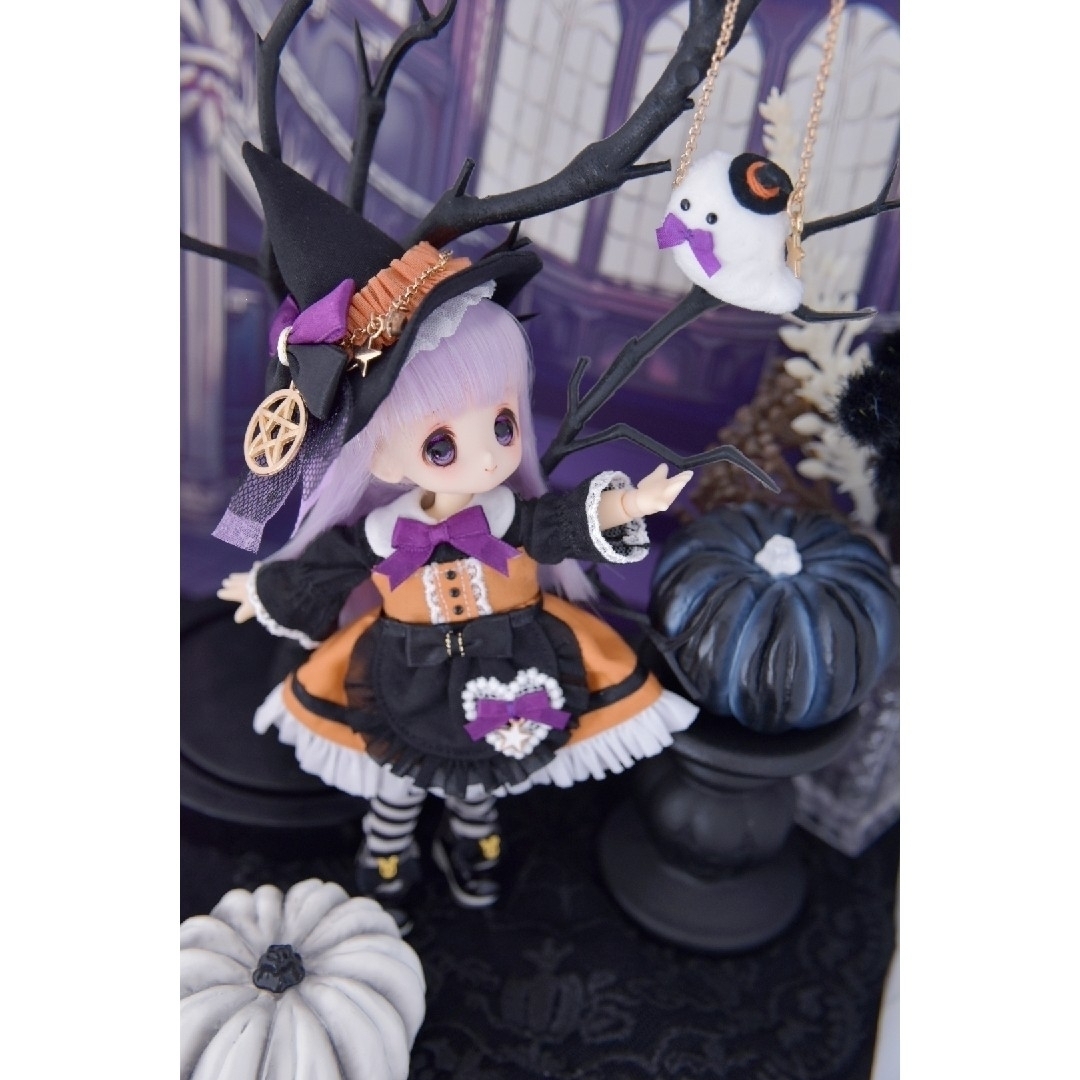 魔女のハロウィンワンピ ハンドメイドのぬいぐるみ/人形(その他)の商品写真