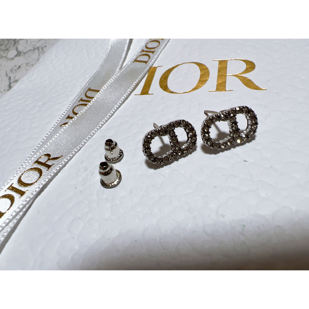 Christian Dior   Dior CDロゴピアス ストーンピアス シルバーの通販