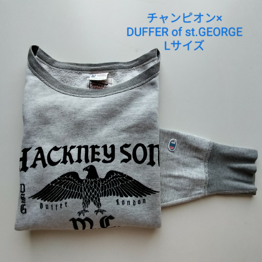 チャンピオン スウェット ラグラン ランタグ フロッキー 60s X-LARGE