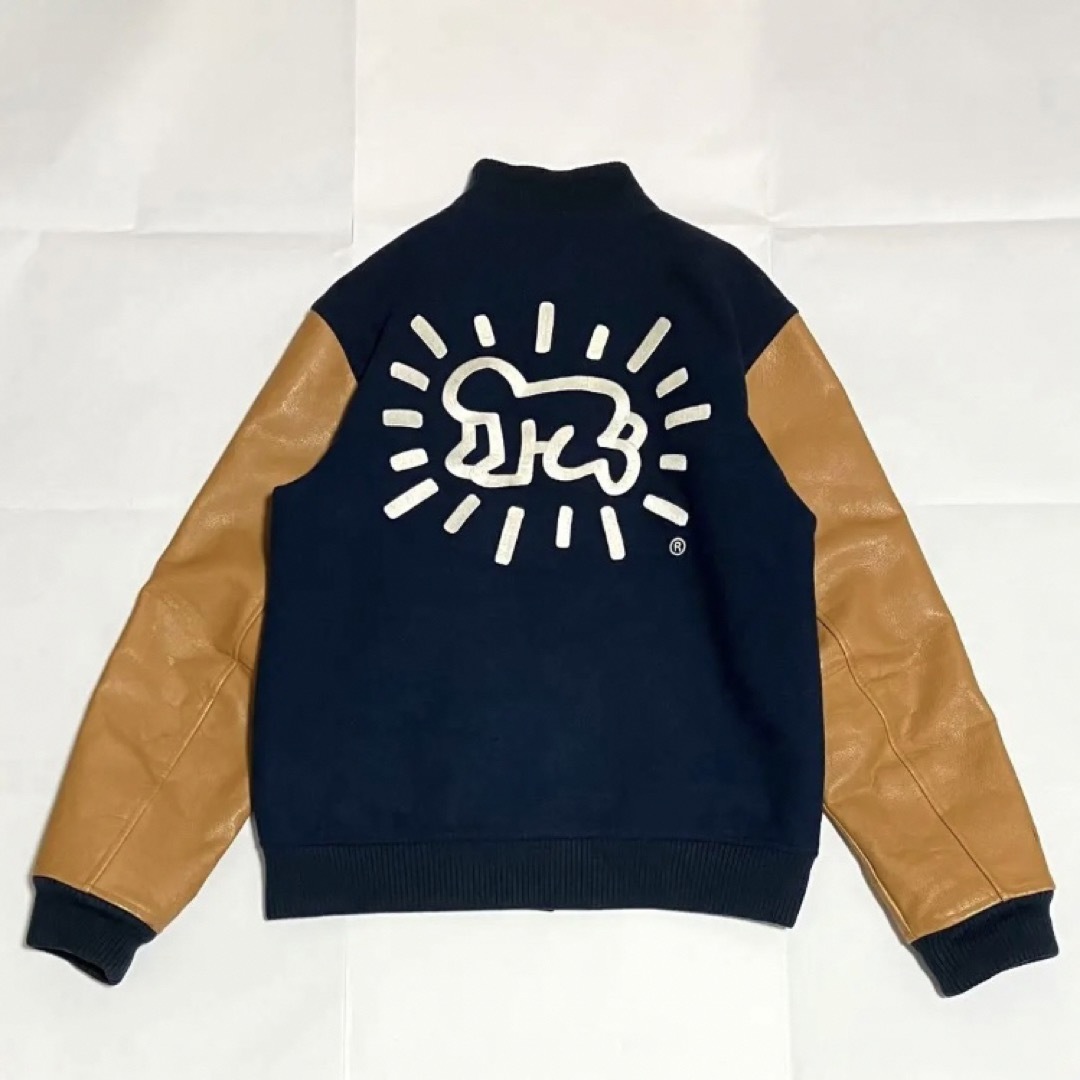 Columbia(コロンビア)の【希少】Columbia×Keith Haring　コラボスタジャン　牛革レザー メンズのジャケット/アウター(スタジャン)の商品写真