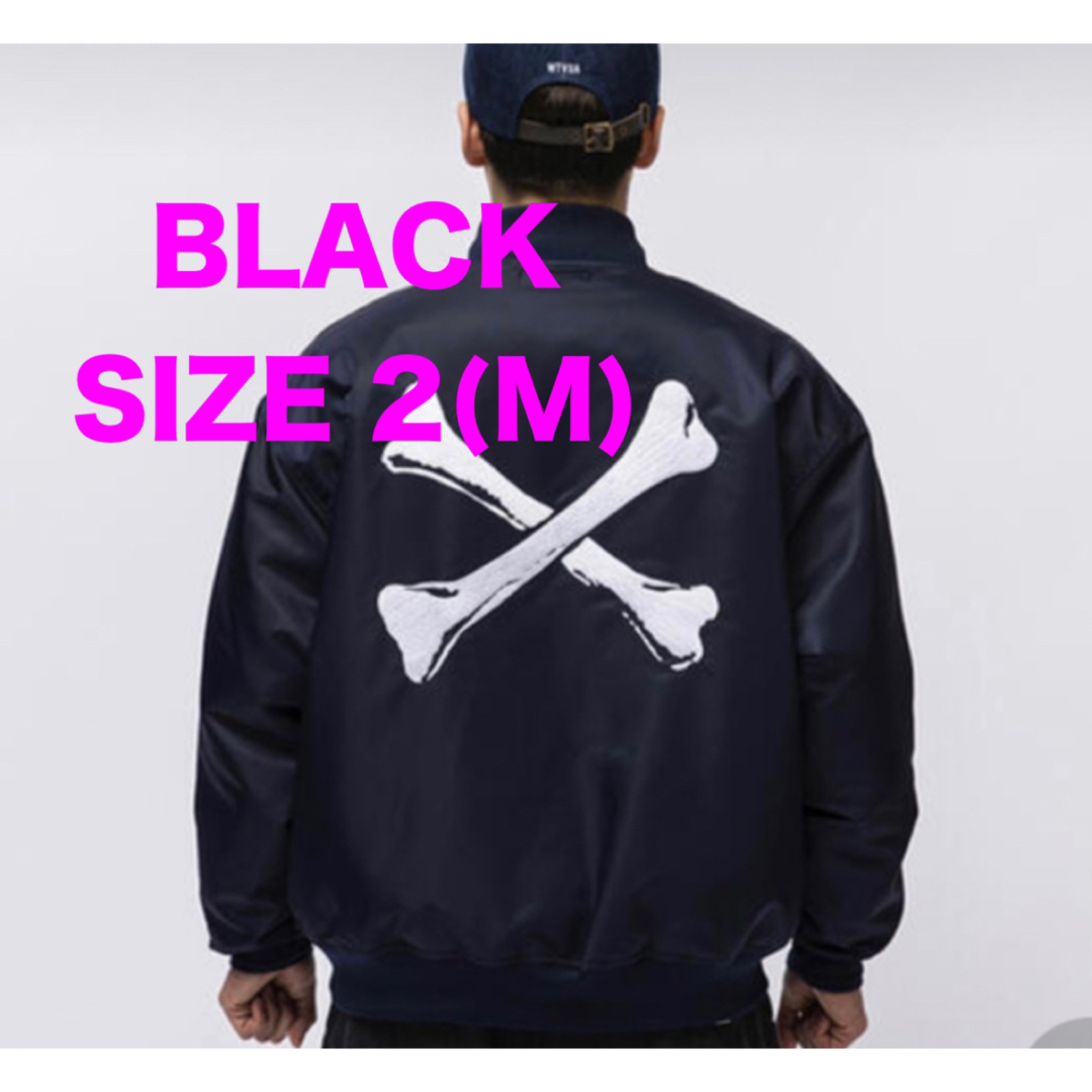 wtaps TEAM JACKET  Black size2 クロスボーン