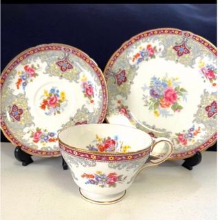 エインズレイ(Aynsley China)のshelley シェリー  ジョージアン ゲインズボロシェイプ 1トリオ(食器)