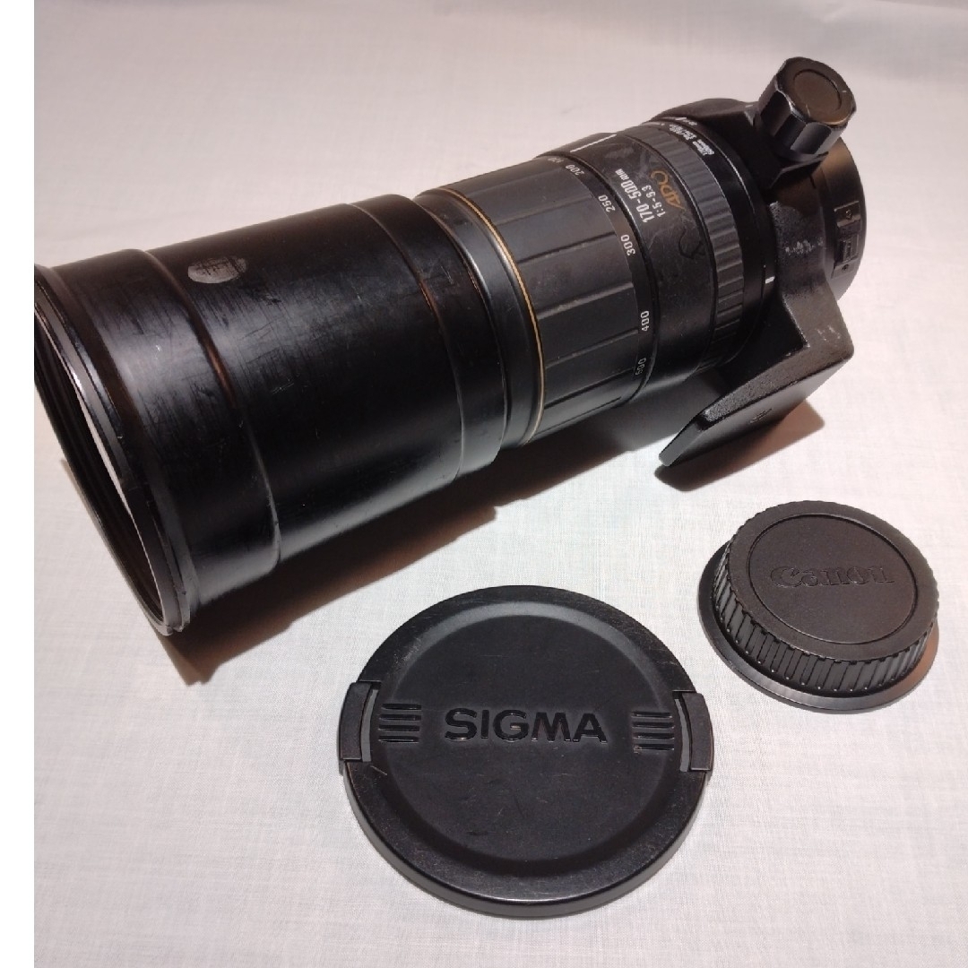 SIGMA 170-500 APO 　望遠レンズ　キャノンEF用　訳あり