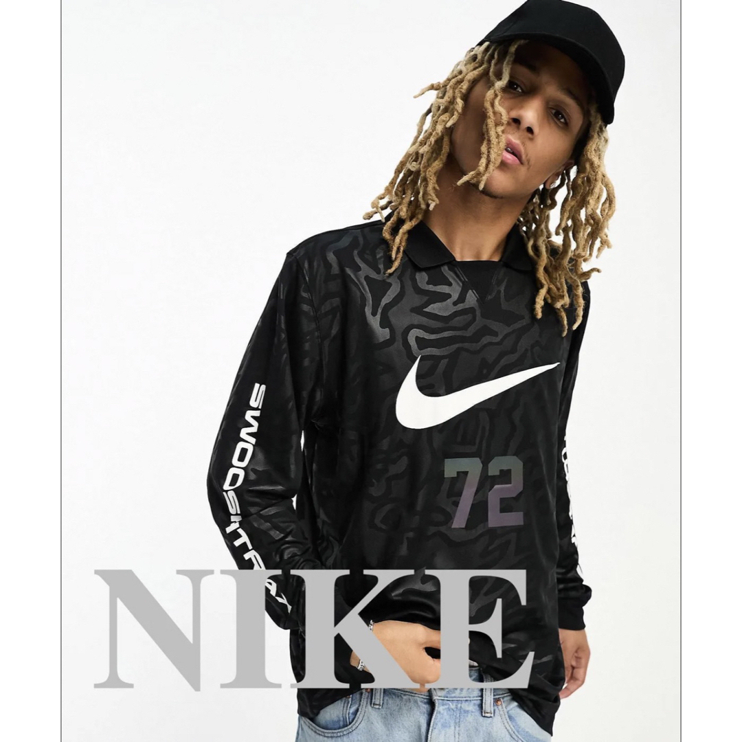【新品】Nike SwooshTrax カットソー　ブラック　長袖 XL メンズ