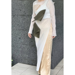 ステュディオス(STUDIOUS)のkotohayokozawa 22ss long sleeve dress(ロングワンピース/マキシワンピース)