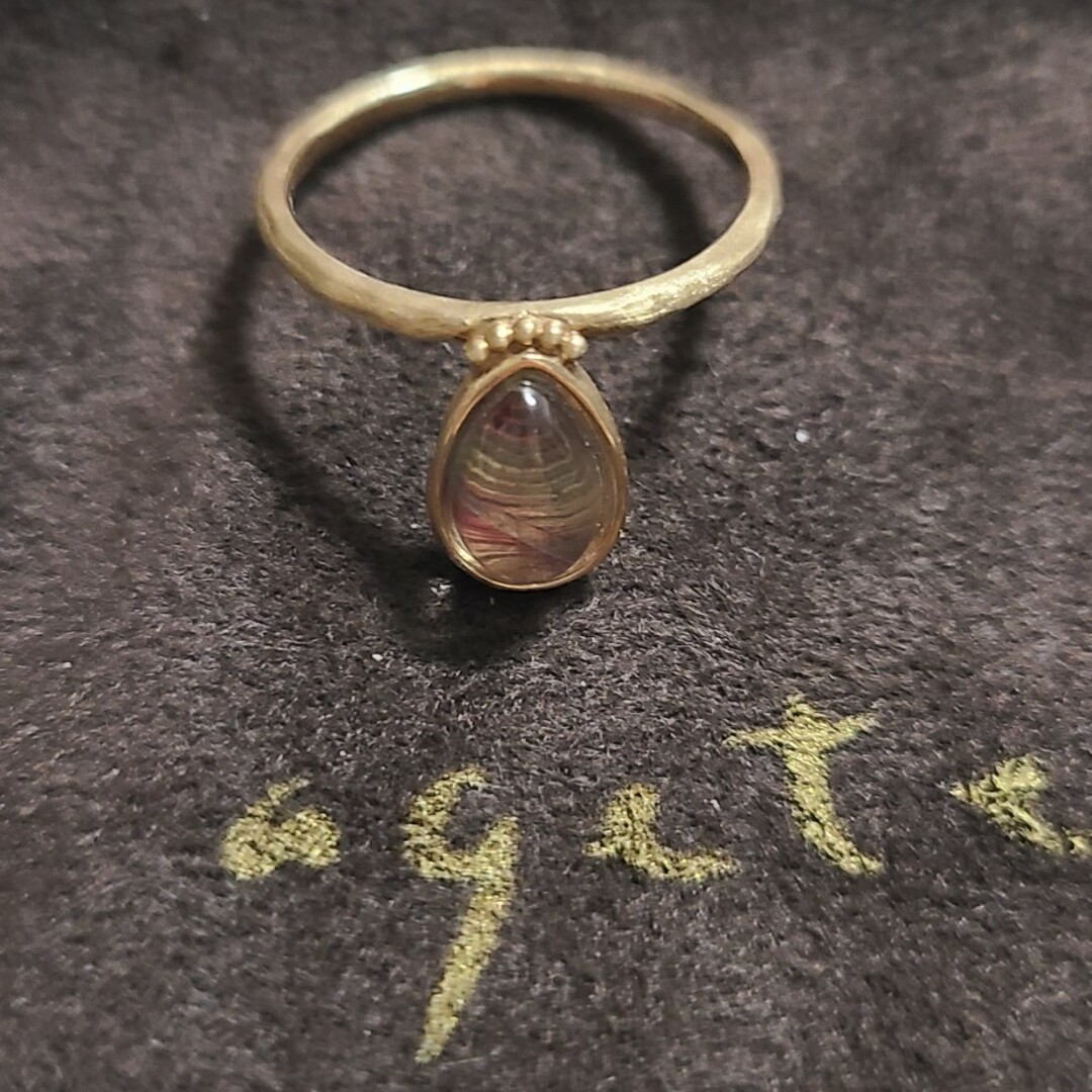 agete(アガット)のagete　リング　10Kイエローゴールド レディースのアクセサリー(リング(指輪))の商品写真