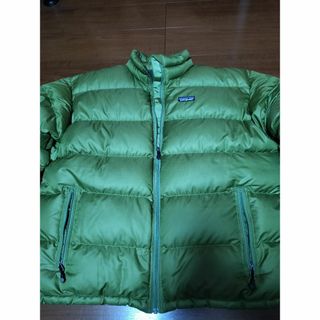 パタゴニア(patagonia)のPatagonia パタゴニア ダウンジャケット ライトグリーン XL 美品(ダウンジャケット)