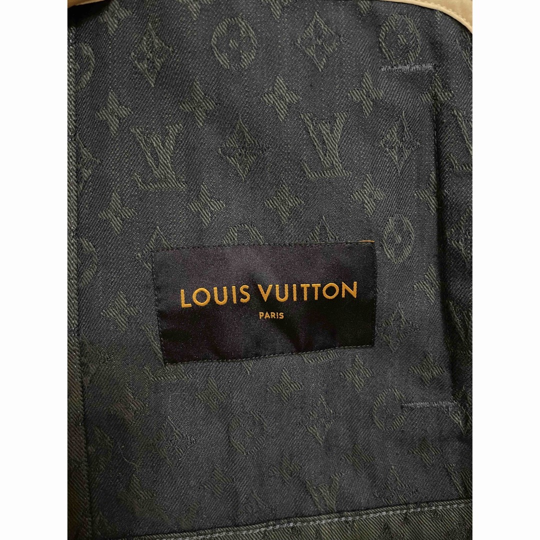 LOUIS VUITTON(ルイヴィトン)のLOUIS VUITTON デニムジャケット　モノグラム メンズのジャケット/アウター(Gジャン/デニムジャケット)の商品写真