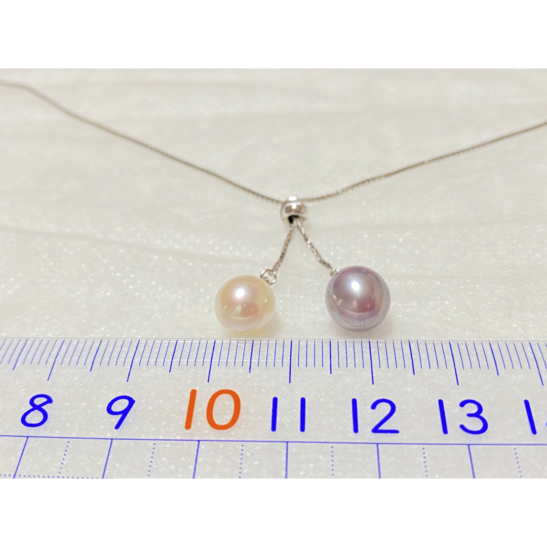 専用K18WG◇TASAKI／田崎真珠◇Wパール×ブラック 10mm ネックレス