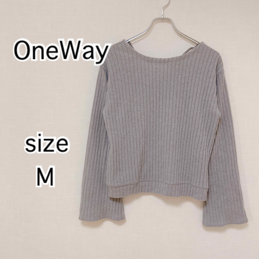 one*way(ワンウェイ)の[OneWay]ワンウェイ　長袖　セーター  フリーサイズ レディースのトップス(ニット/セーター)の商品写真