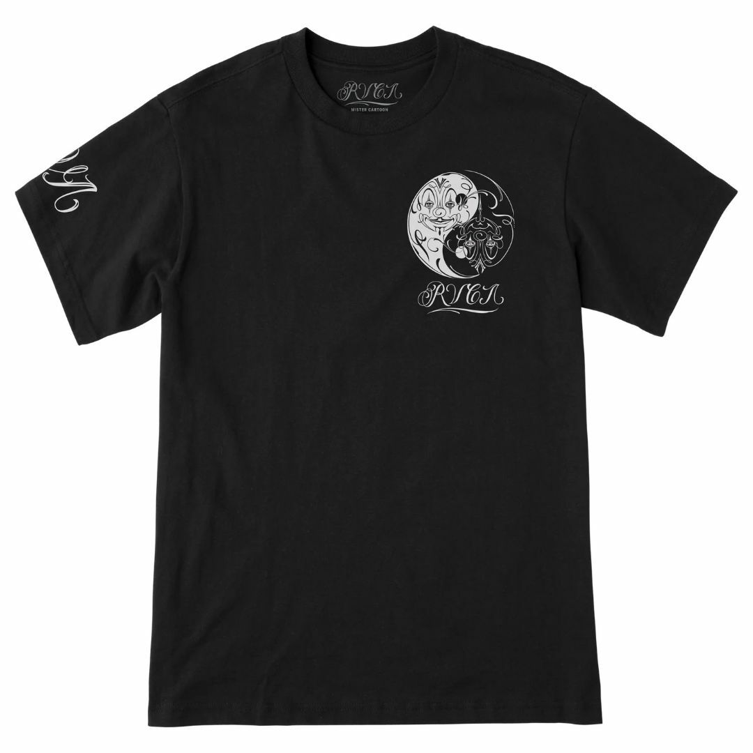 Mr CARTOON RVCA YIN YANG TEE BLACK 黒 陰陽 - Tシャツ/カットソー ...