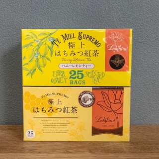 ラクシュミー極上 はちみつ紅茶 × ハニーレモンティー 計50袋(各1箱)(茶)