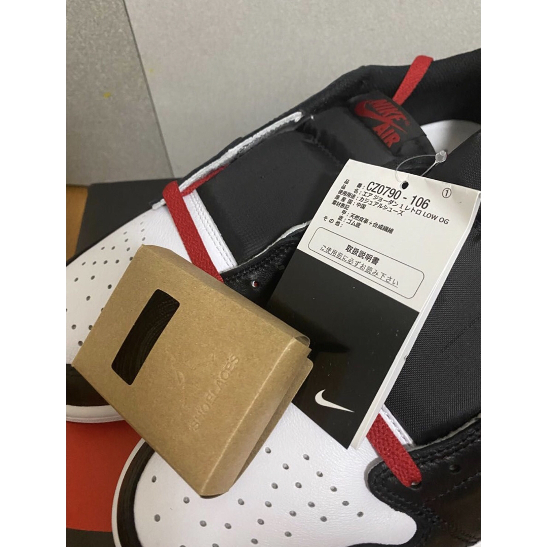 NIKE(ナイキ)のNike Air Jordan 1 Retro Low OG Black Toe メンズの靴/シューズ(スニーカー)の商品写真