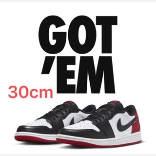 ナイキ(NIKE)のNike Air Jordan 1 Retro Low OG Black Toe(スニーカー)